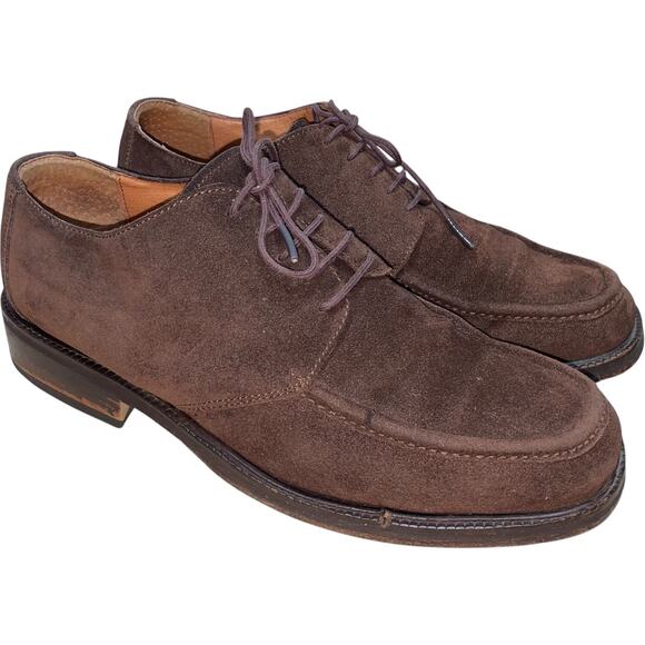 Russell & Bromley Brown Suede Lace Up ShoesSize: EU 45 US 11.5